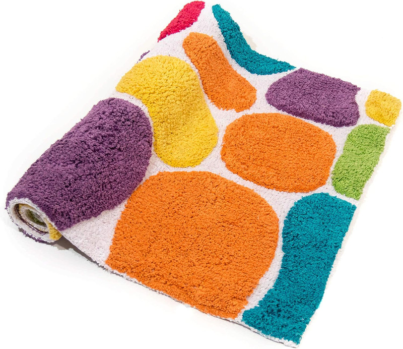 Pebbles Brights Multi Coloured Bath Runner 29400 (24" X 36") gallery
