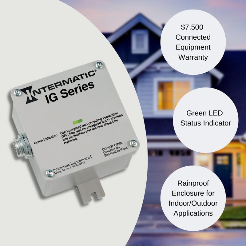 IG1200RC3 Surge Protector - Rainproof, 3-Year Warranty, $7,500 Coverage gallery