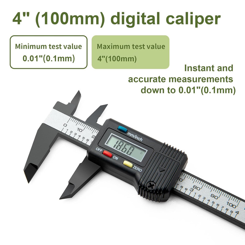 Digital Caliper 0-4 Measuring Tool Auto Off Feature for Jewelry Measurement gallery