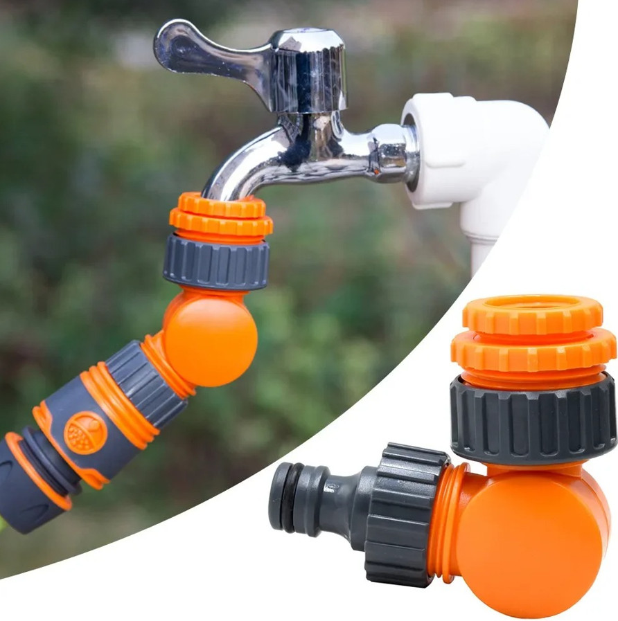 2pcs 1/2 Inch Garden Hose Connectors – Quick Click-Lock Faucet Adapters - NEW gallery