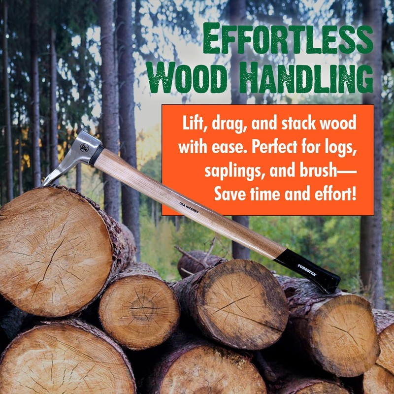 FORESTER Platinum Pickaroon Logging Tool 28in | USA Hickory Handle | Hookaroo... gallery