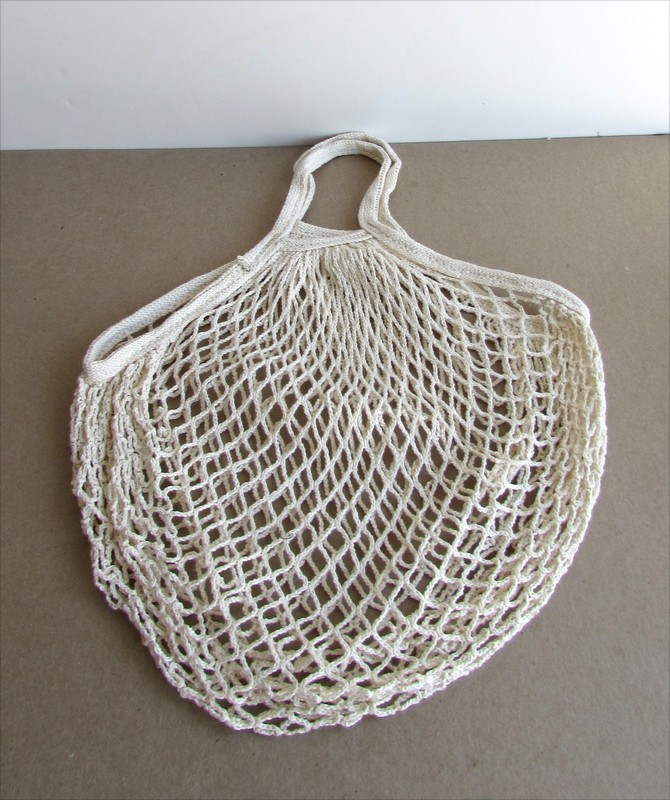 Net Bag Macrame Eco friendly Reusable Net bag Fishnet Macrame bag REUSABLE BAG gallery