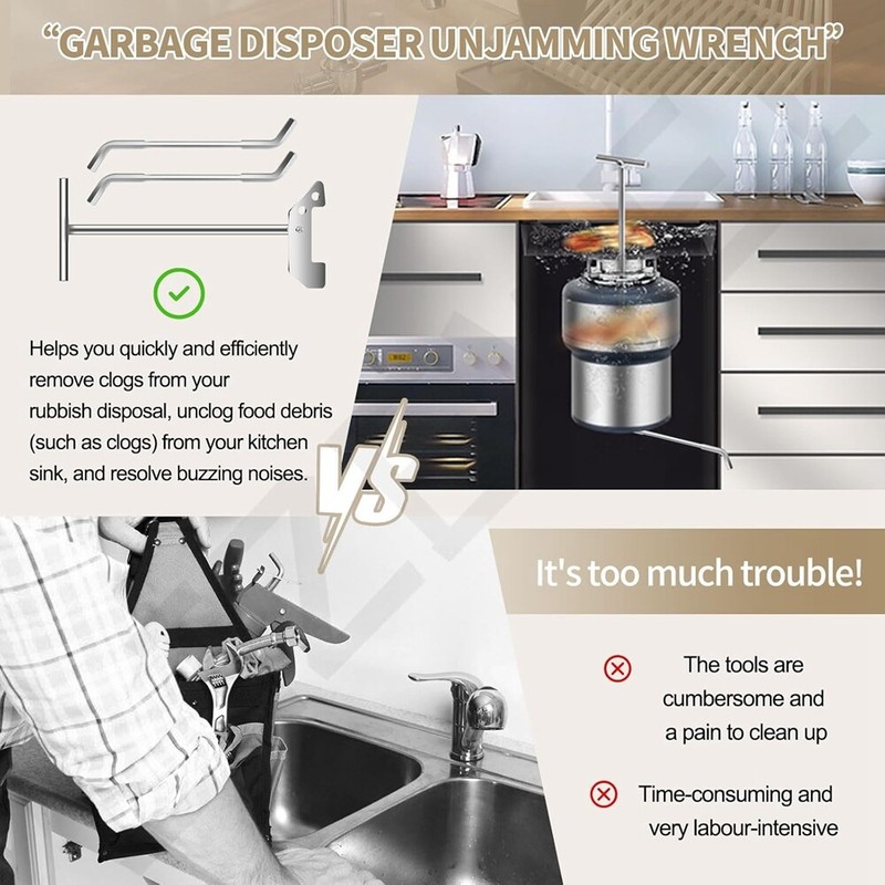 Universal Garbage Disposal Brush Kit For Waste King and Moen Garbage Disposals gallery