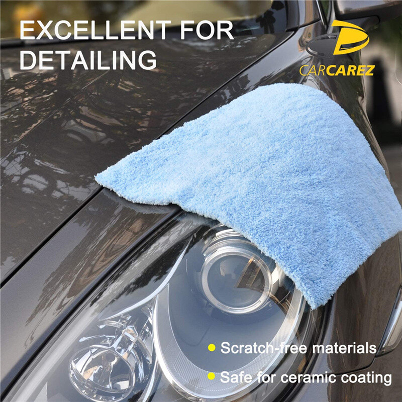 6 Pc Premium Plush Microfiber Towel Professional Car Wash Drying Cleaning 16x16" gallery