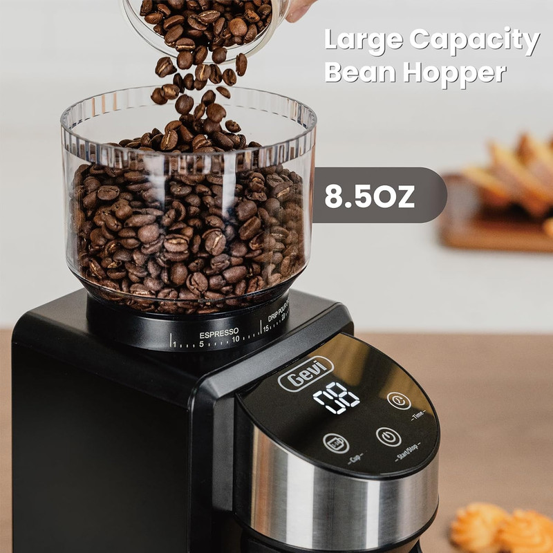 Electric Coffee Grinder with 35 Settings for Perfect Brew at Home gallery