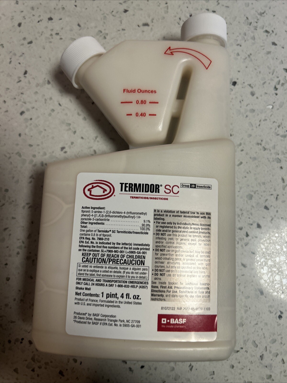 Termidor SC Fipronil Insecticide 20oz gallery