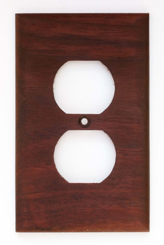 Solid Black Walnut Light Switch Plates/Covers Any Size +Custom gallery