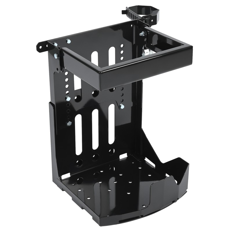 For Open Enclosed Landscape Trailer Lockable Backpack Blower Sprayer Rack Holder gallery