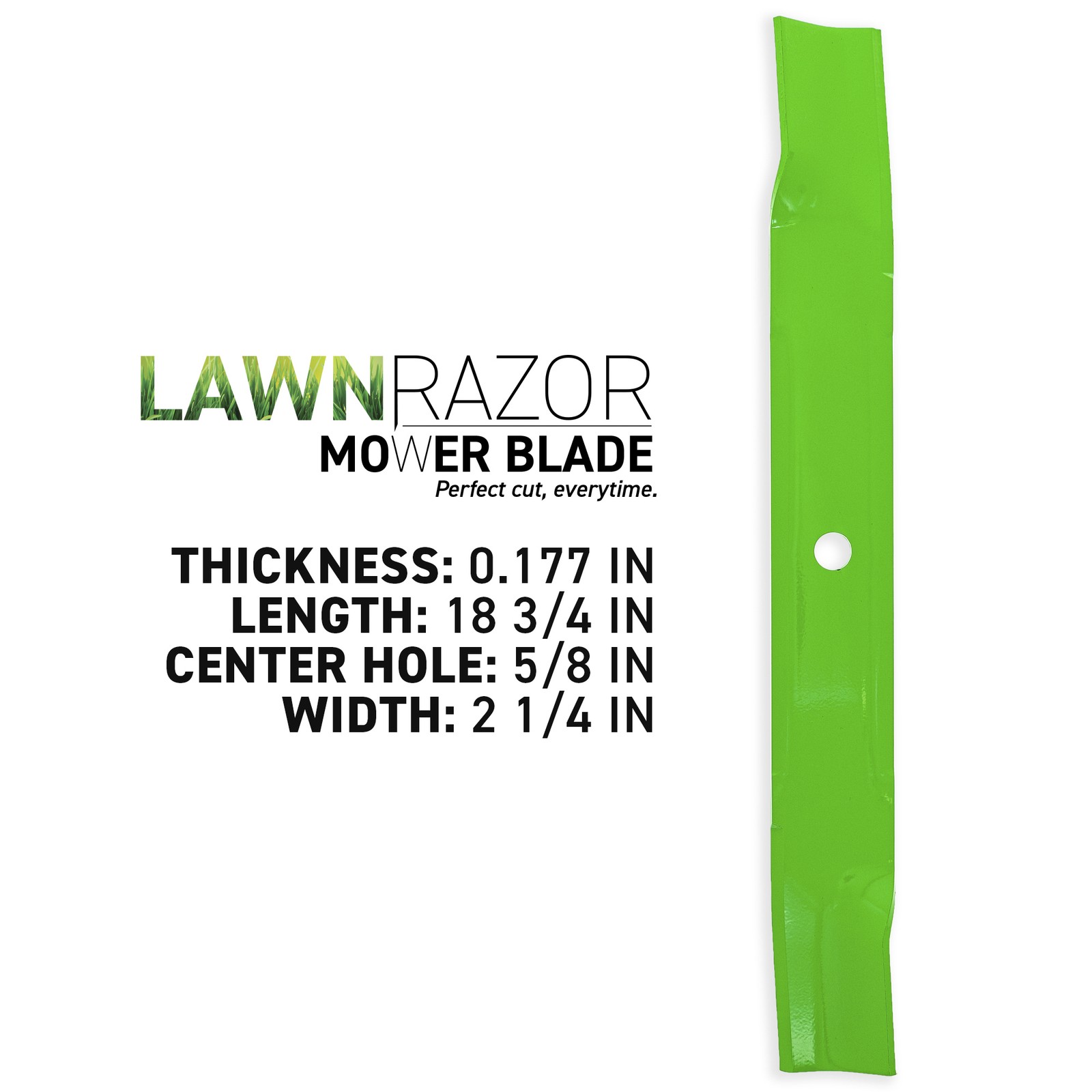 LawnRAZOR Blade for Exmark Toro Time Cutter 54 Inch 115-2454-03 High Lift 3 Pack gallery