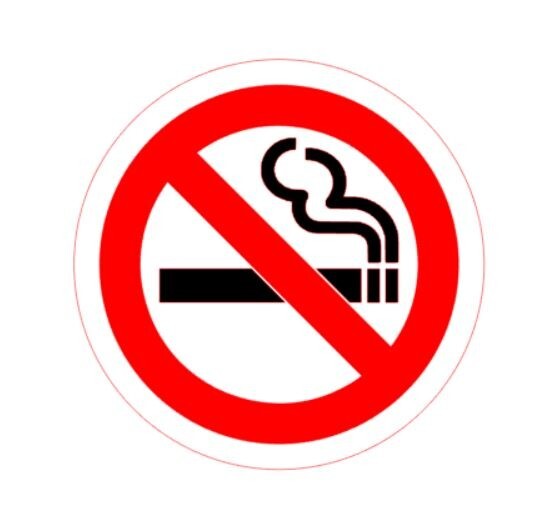No Smoking Sticker Sign PICK SIZE Outdoor Durable Vinyl Decal Warning Wall Door gallery