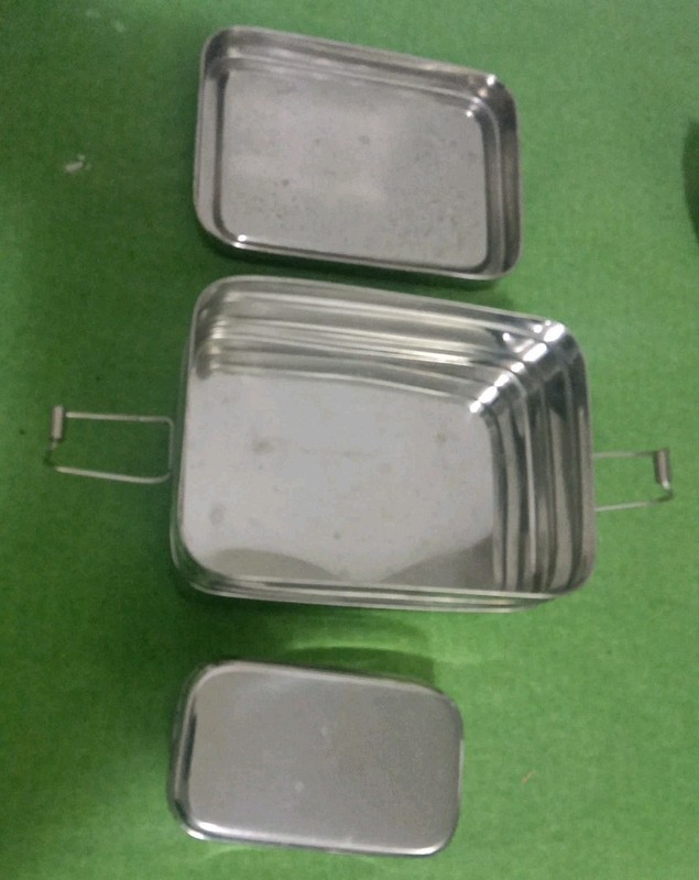 Ecolunchbox Three In One Stainless Steel 4" X 5 3/4' Compact gallery