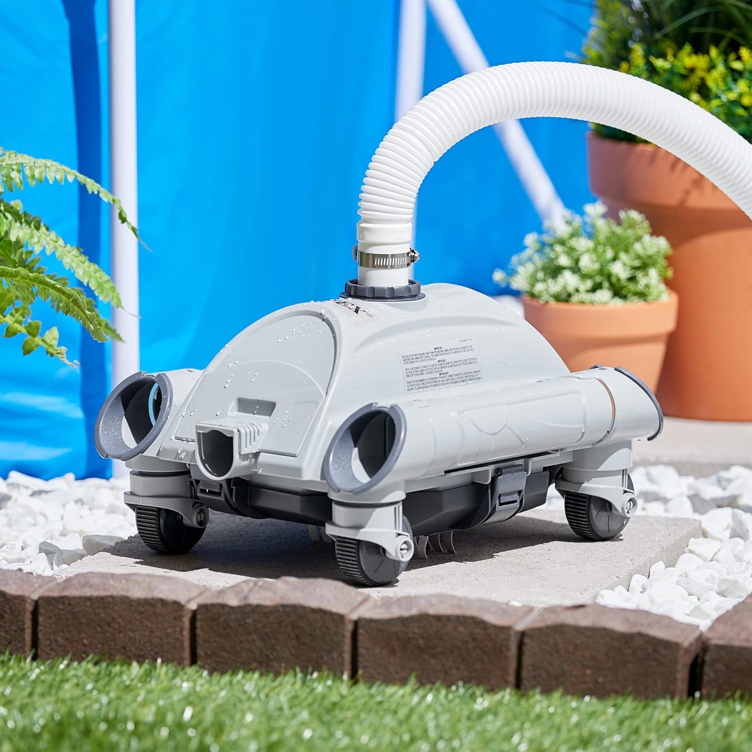 Intex Above Ground Pool Vacuum Cleaner With 24Ft Hose For 1600-3500 Gph Pumps gallery
