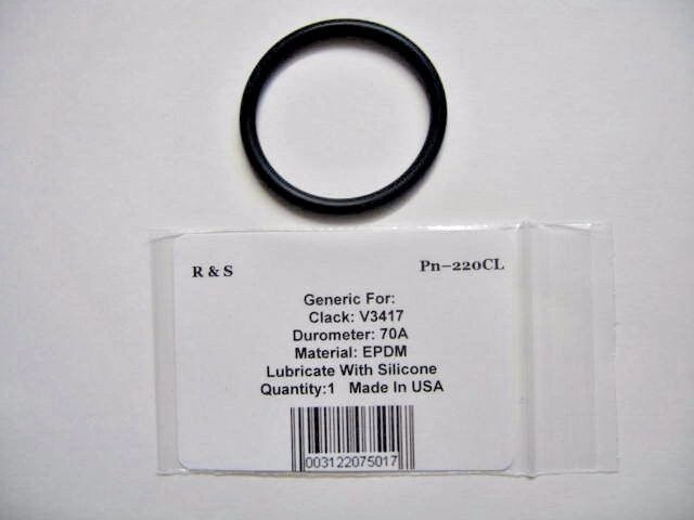 Clack V3417 O-Ring for Injector Cap / R&S 220CL / FDA EPDM Material gallery