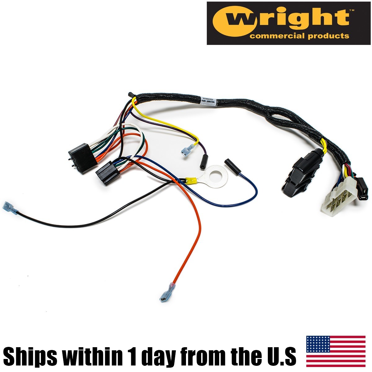 Genuine OEM Wright Commercial Mower Harness Upper Electric 53490004 gallery