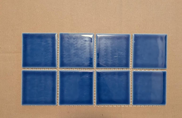 3x3 Pool Tile - Blue Swimming Pool Tile 6"x12" Sheet gallery