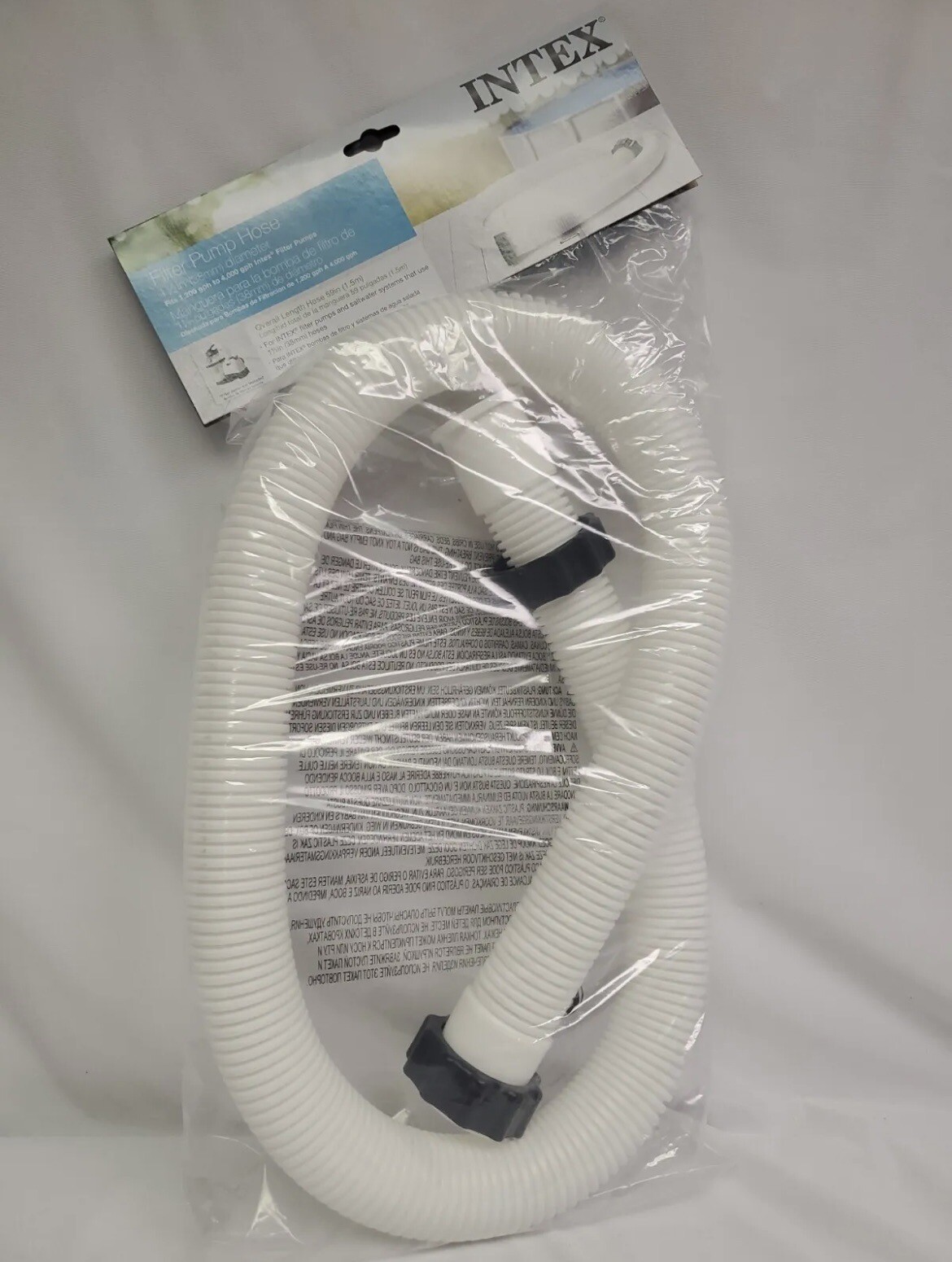 Intex 29060E 1.5" Diameter Accessory Pool 1,500 GPH Pump Replacement 59" Hose gallery