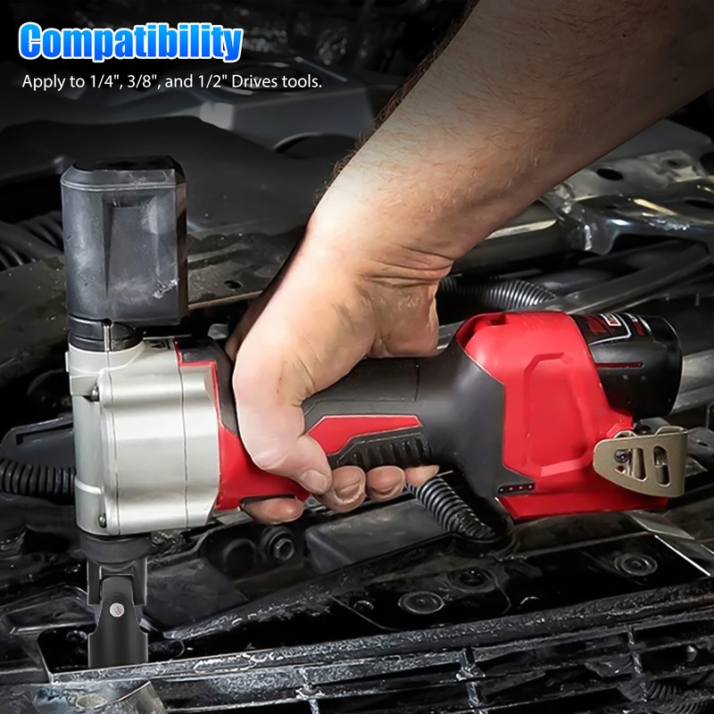 3Pcs Impact Universal Joint Socket Swivel Set 1/4" 3/8" 1/2" Drive Sockets Tool gallery