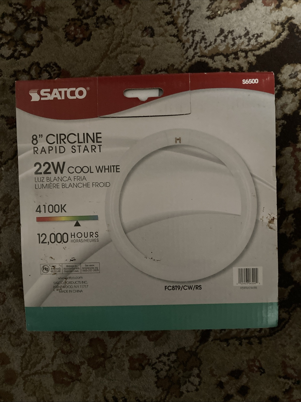Satco 8 Inch Circline Rapid Start Light Bulb. 22W Cool White gallery