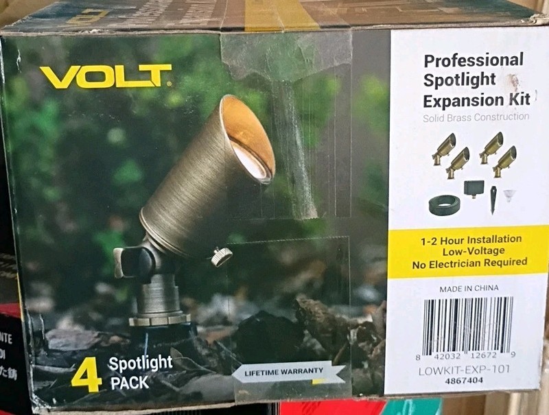 VOLT 4x Professional Spotlight Expansion Kit - Solid Brass LOWKIT-EXP-101 gallery