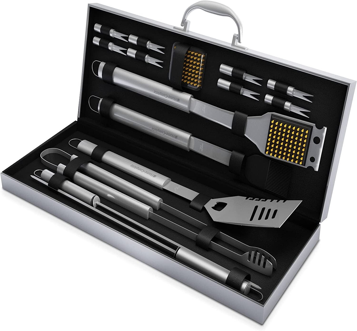16 PC Grill Set Home Complete HC-1000 BBQ Accessories with Spatula, Tongs, Skew gallery