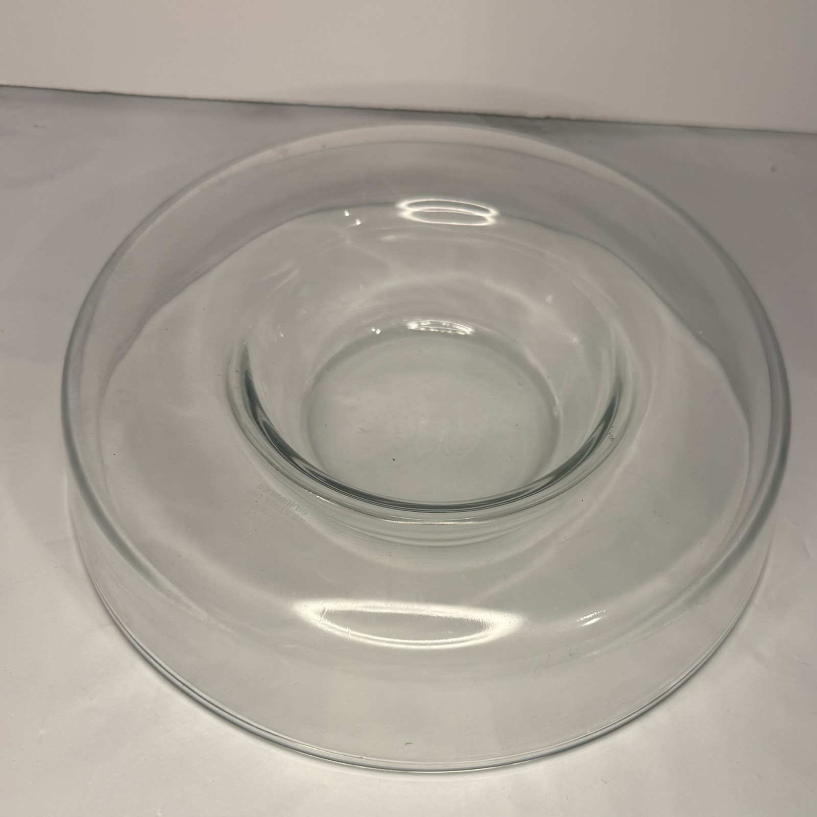 Vintage Pyrex Clear Microwave Conventional Oven Ring Jello Jelly Mold 9" Model gallery