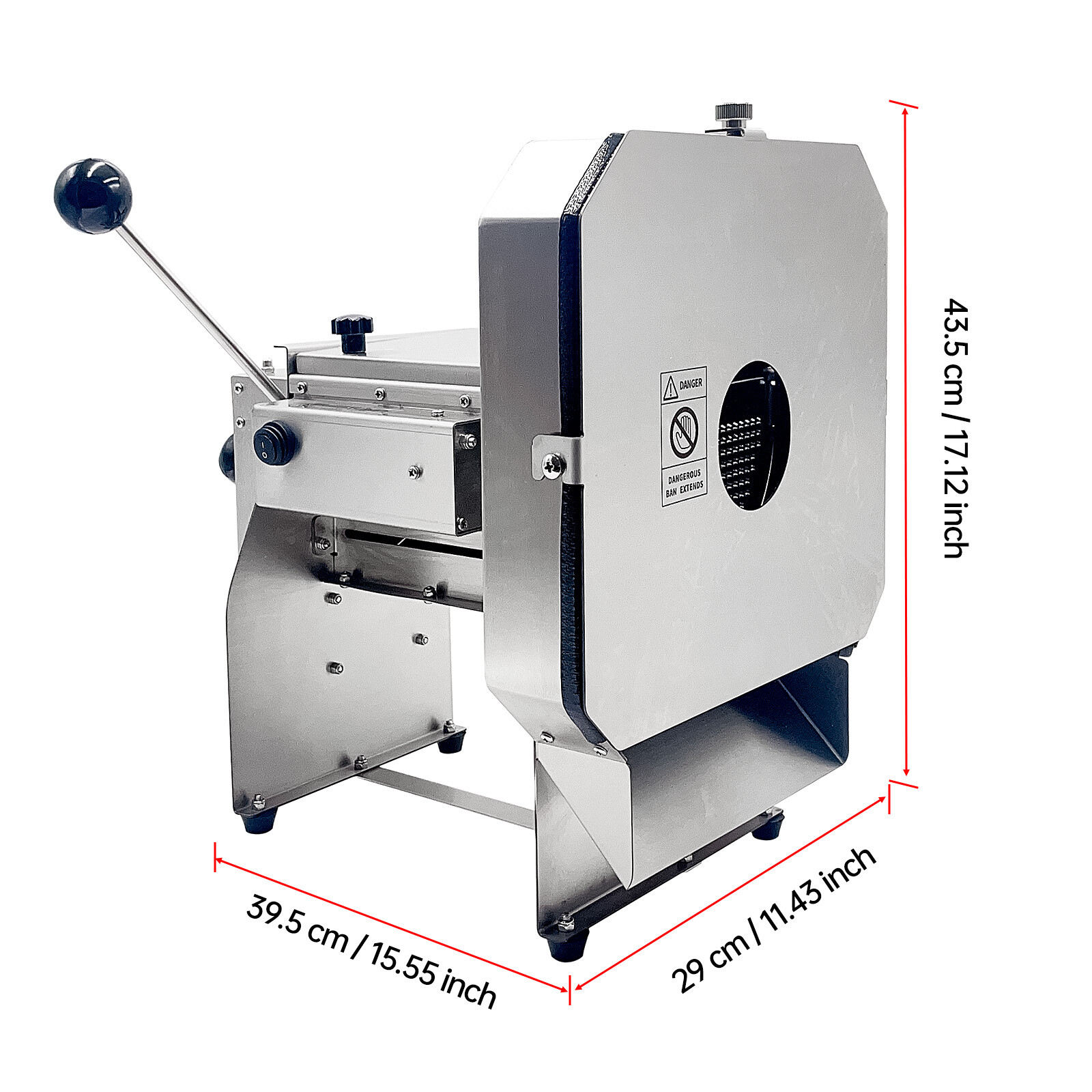 Electric Potato Slicer Commercial Onion Slicing Machine Vegetable Fruit 110v gallery