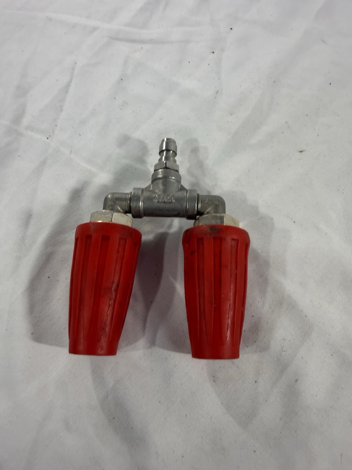 High-Pressure Washer Rotating Dual Turbo Nozzle Spray Tip1/4" 4000PSI 4-6GPM gallery