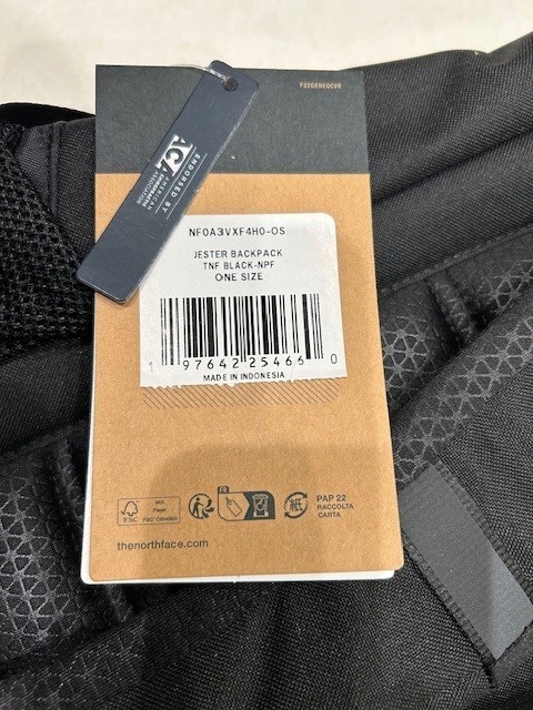 The NorthFace Jester Backpack Black 3