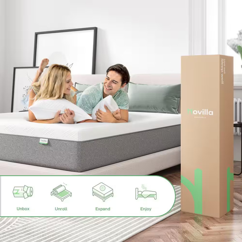 Tight Top 12 In. Medium Gel Memory Foam Twin XL Mattress, Oeko-Tex Standard 100 gallery