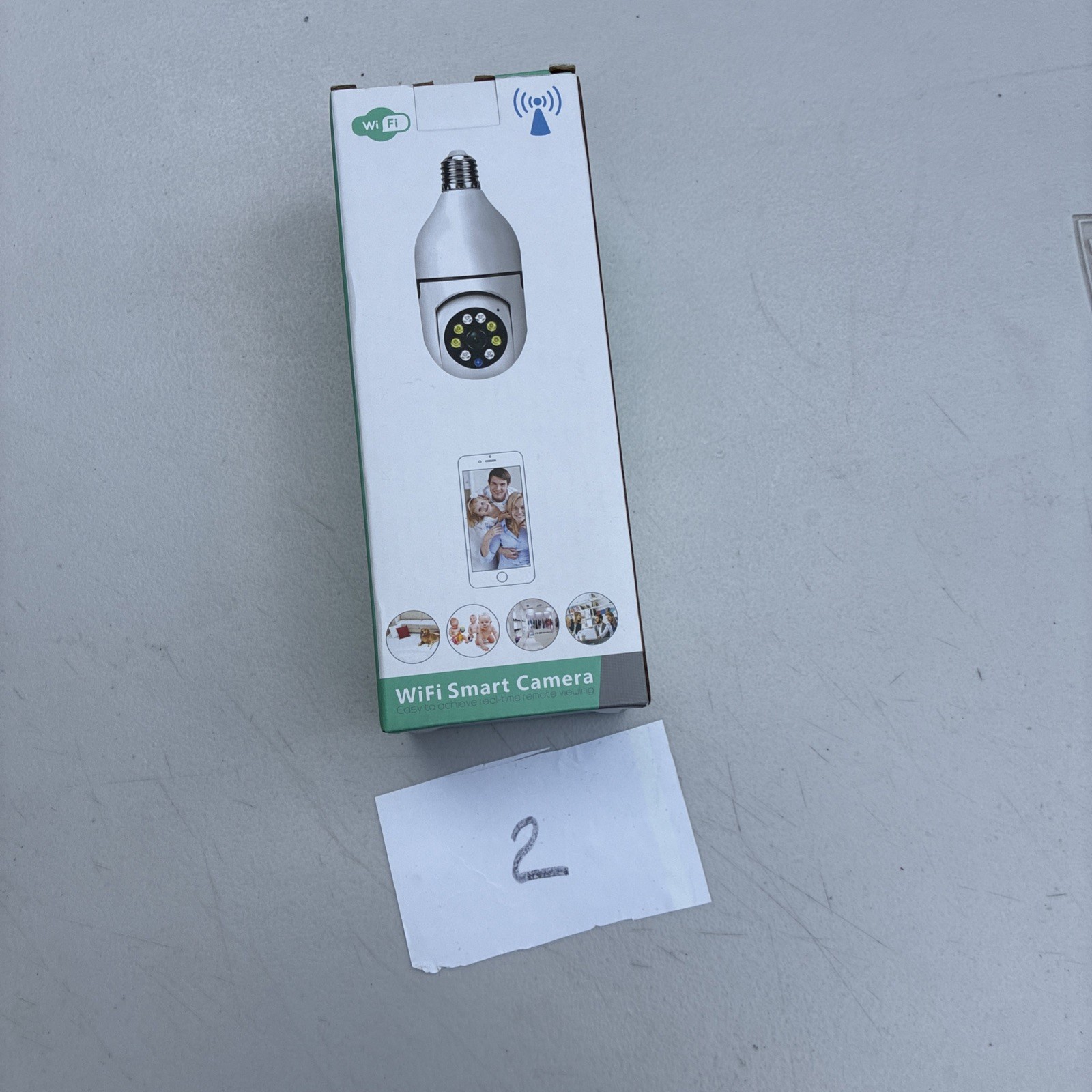 WiFi Smart Camera QC35 2MP White Camera Compatible with Tuya App gallery