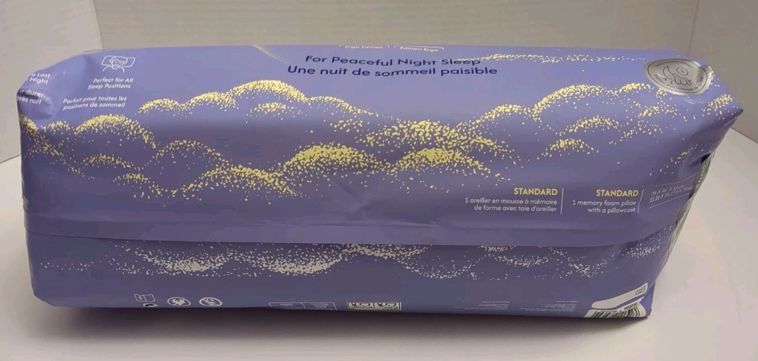 Derila cervical pillow, New, Memory Foam, Standard Size, 54x36x12cm gallery