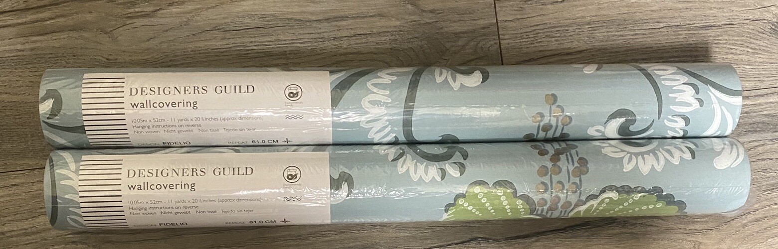 Designers Guild Fidelio P498/02 Wallcovering 11 Yards -2 Rolls - READ IMPORTANT gallery