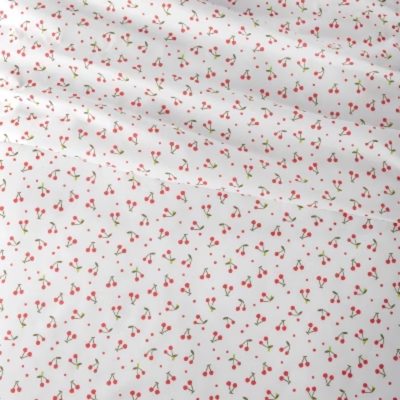 Twin Cherry Microfiber Kids' Sheet Set : Full Size Bed Sheet, 4-Piece gallery
