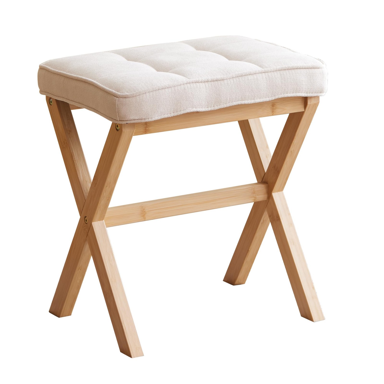 Foot Stool Small Ottoman Foot Rest Padded Foot Stool Desk for Under Office De... gallery