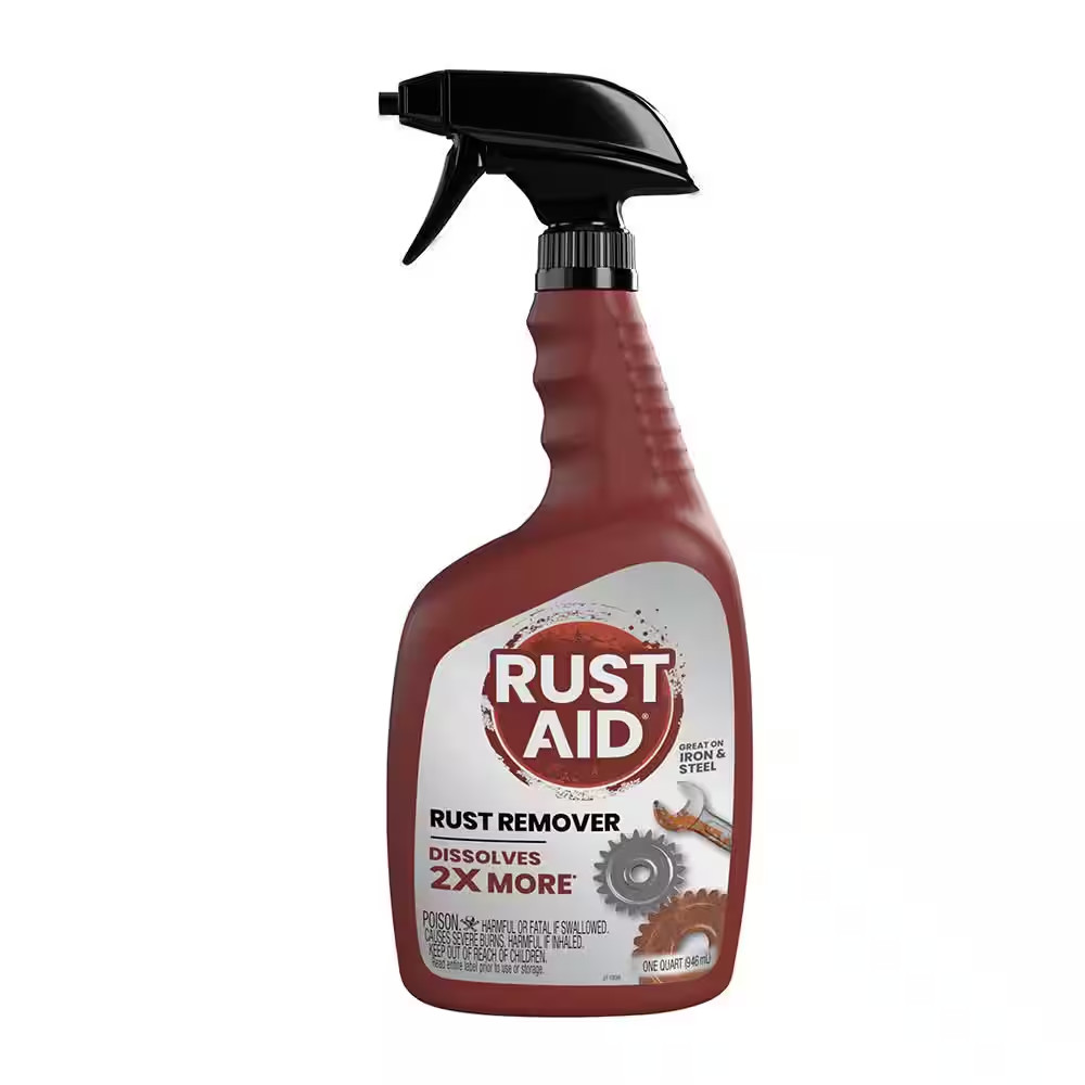 32 Oz. Rust Remover Spray for Removing Rust on Iron and Steel Surfaces (1-Pack) gallery
