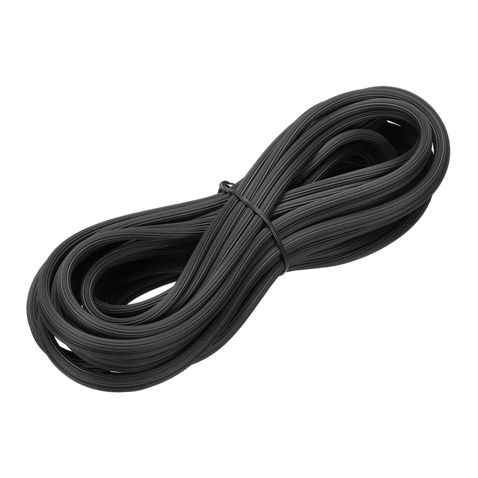 Screen Spline, 10M/32.81Ft Rubber Window Sealing Strip, 5mm OD Black gallery