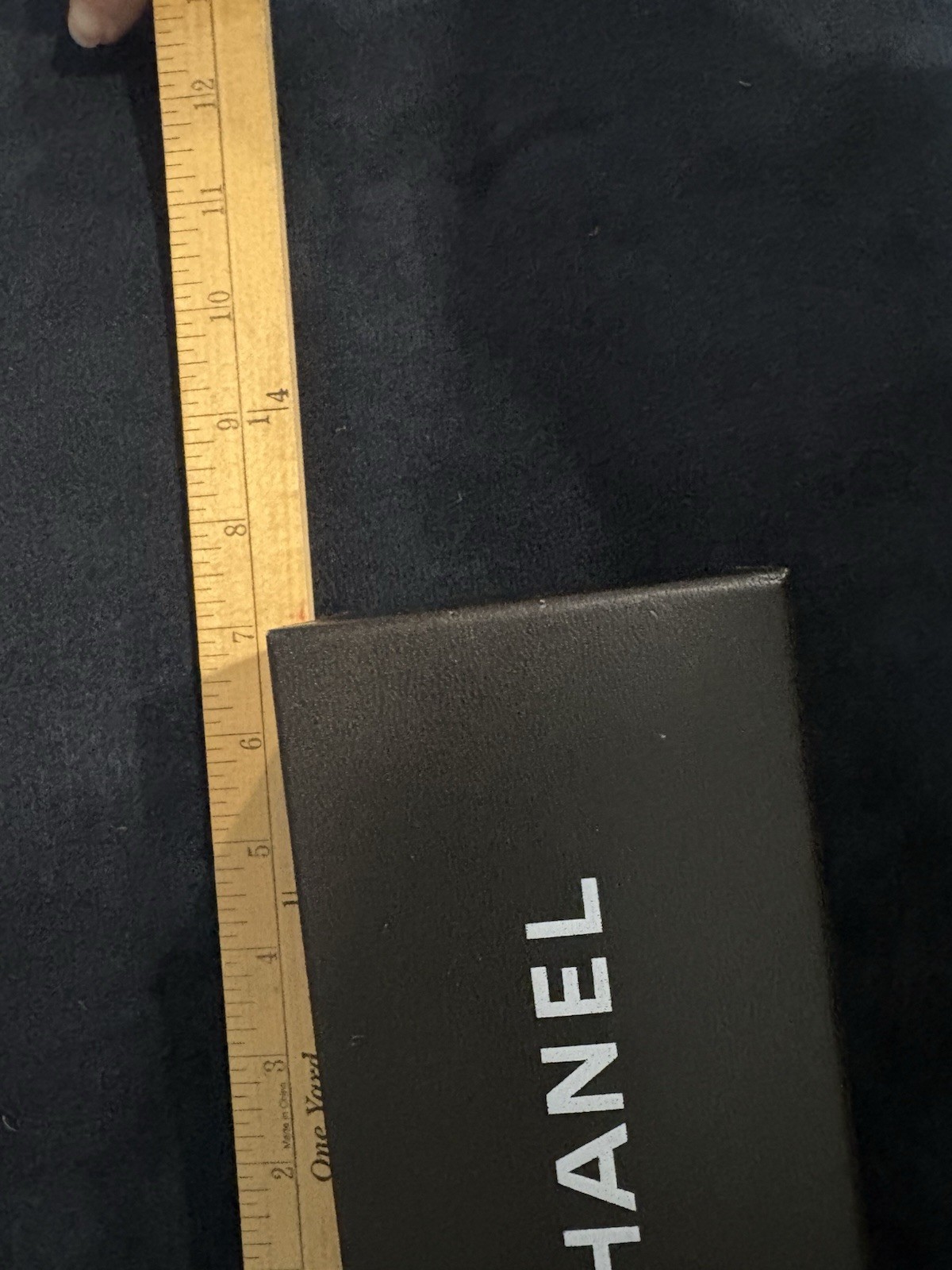 Chanel Black Gift Box 3x7 Inches Excellent Condition gallery