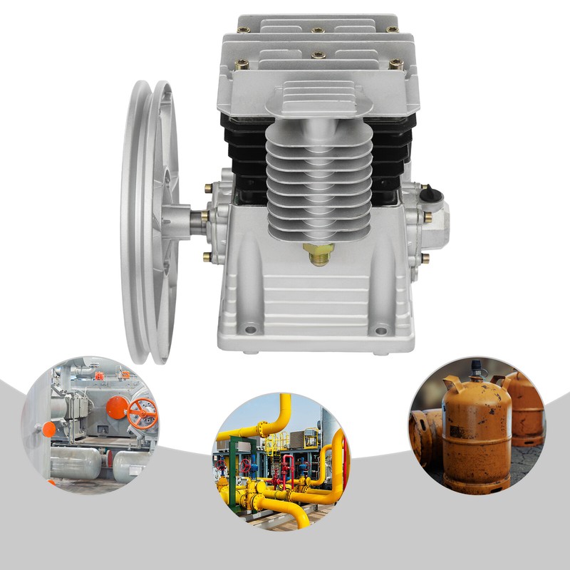 Air Compressor Pump Head Single Stage Twin Cylinder Air Compressor Pump Head gallery