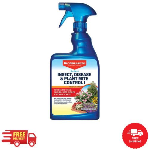BioAdvanced 3-In-1 Insect, Disease & Mite Control Ready To Use, 24 oz gallery
