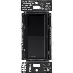 Smart Light Switch for Caseta Lighting Neutral Required Black DVRF-5NS-BL Led