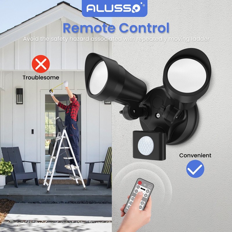 2000lm LED Security Lights PIR Motion Sensor / D2D Outdoor Yard 3CCT Wall Light gallery