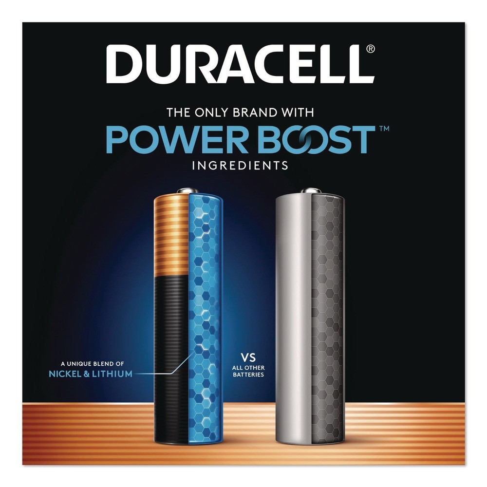 Duracell MN1500B2Z Power Boost CopperTop Alkaline AA Batteries (2/Pack) New gallery