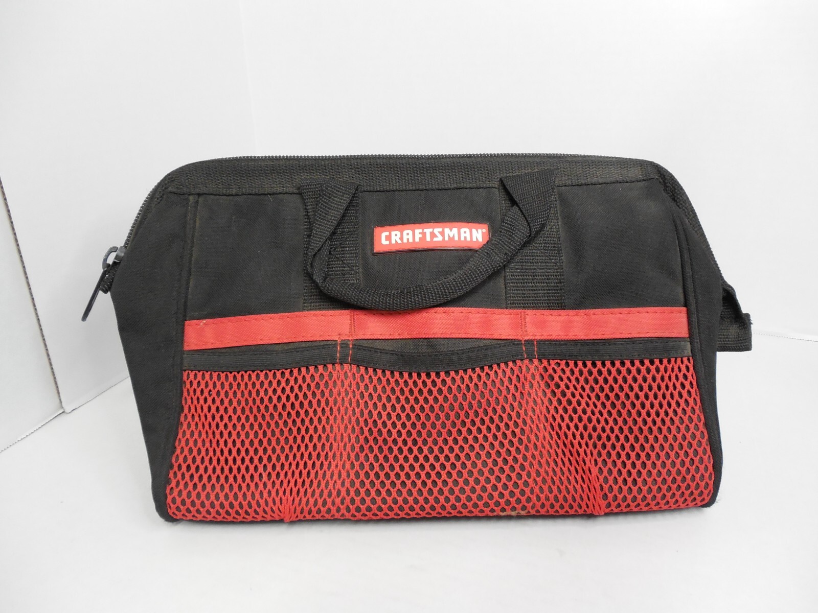 Craftsman Six-Pocket Large Mouth Tool Bag 37535 13 In X 9 in x 8 in Zippered gallery