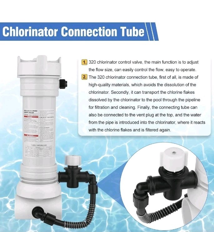 Vicua 320 Pool Chlorinator Automatic Chlorine/Bromine Inline Feeder... gallery