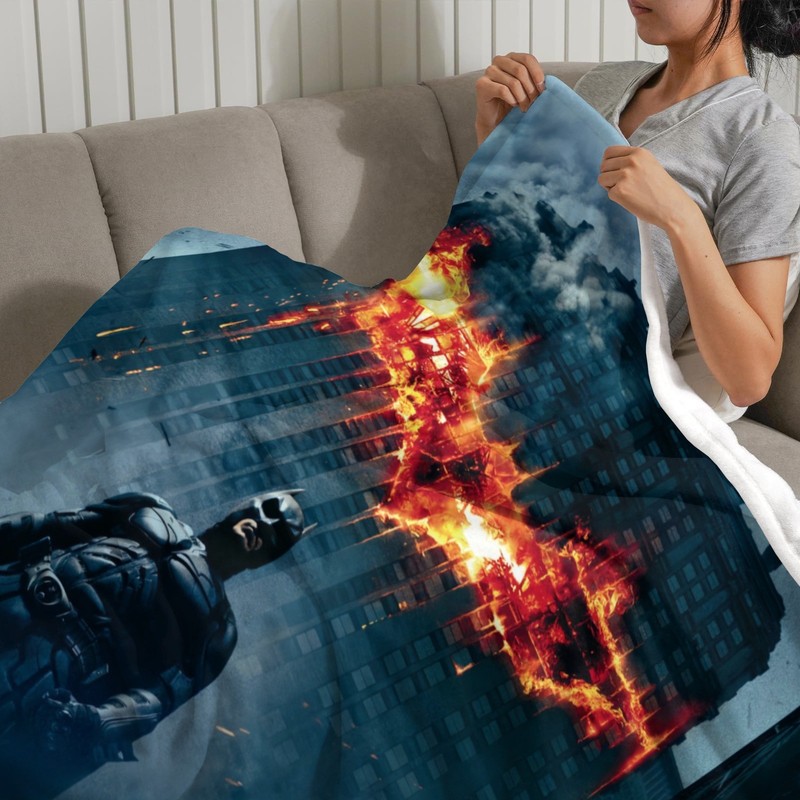 Dark Knight Blanket Soft Flannel Bed Sofa Throw Birthday Gift gallery