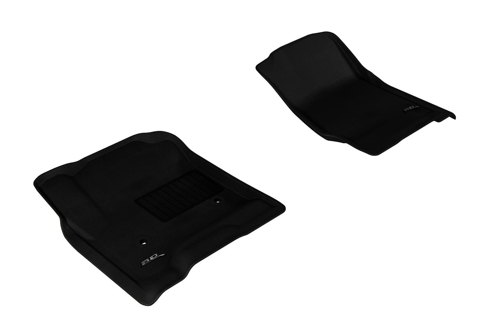 3D MAXpider Front Row Custom Fit All-Weather Floor Mat for Select Chevrolet E... gallery