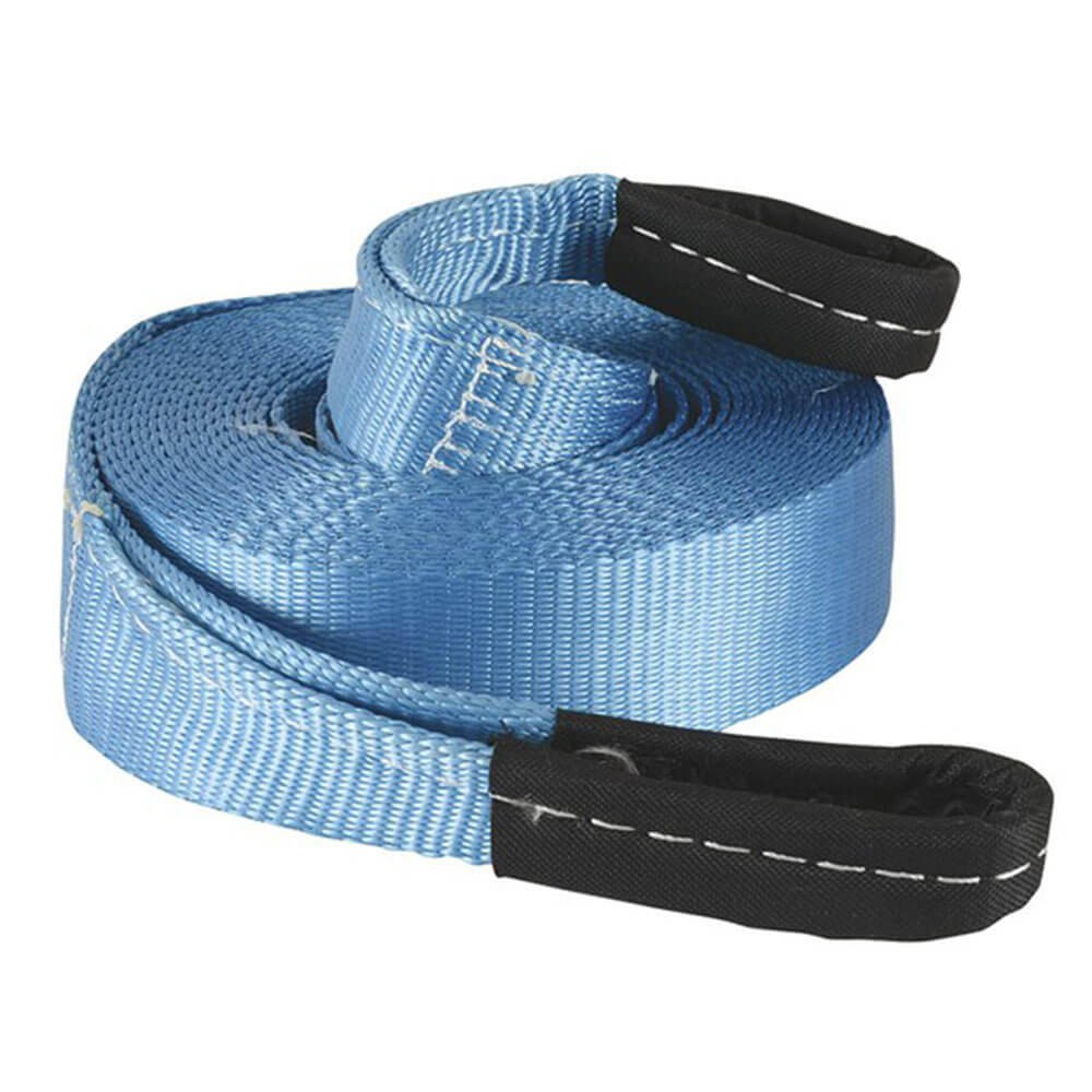Heavy Duty Tow Strap Extension 10m Reinforced Ends 4500kg Breaking Strain gallery
