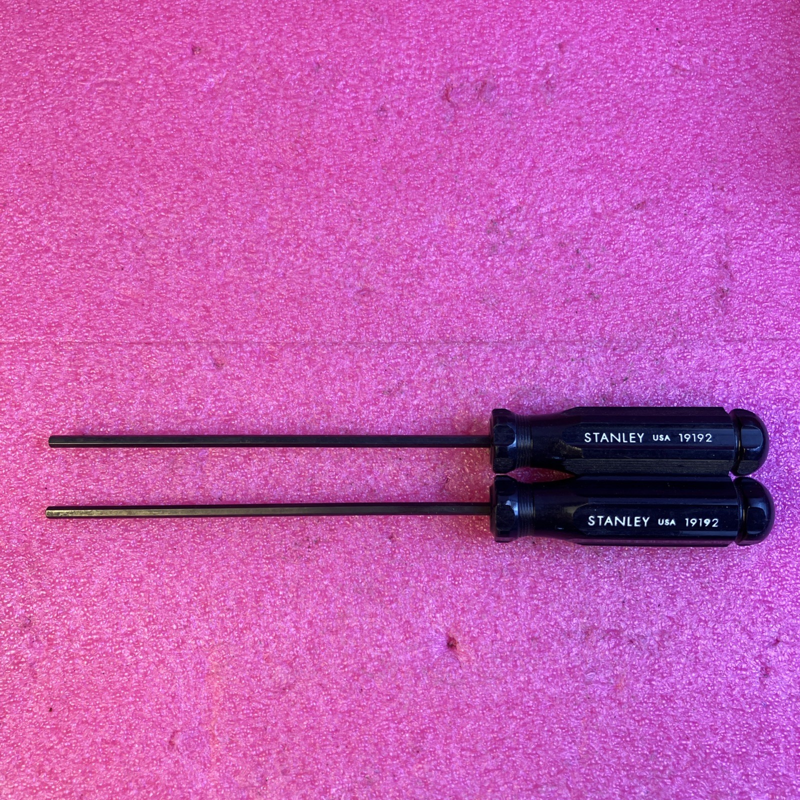 2pcs STANLEY 19192 5/32" Hex Hole-In-Pin Allen Security Driver, Telephone, Cable gallery