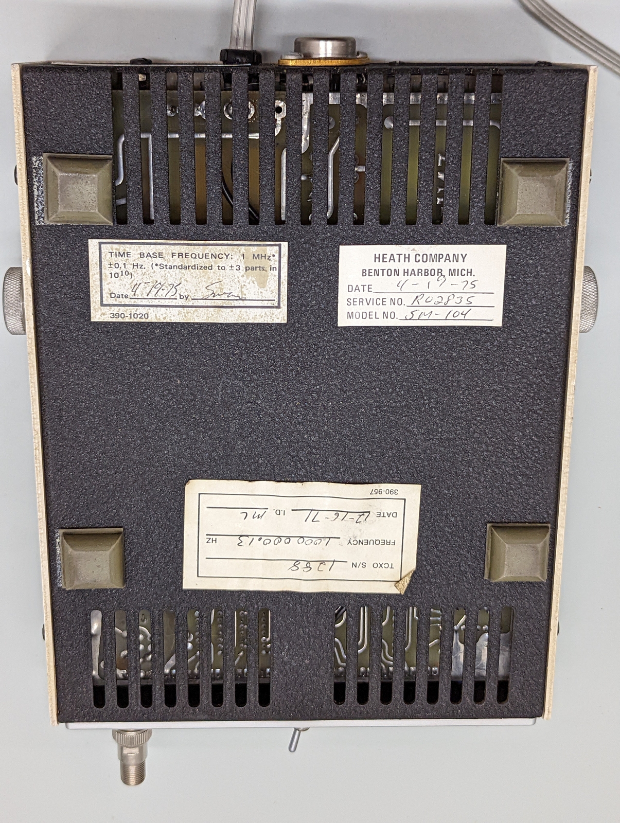 Heath Schlumberger frequency Counter SM-104 F*S gallery