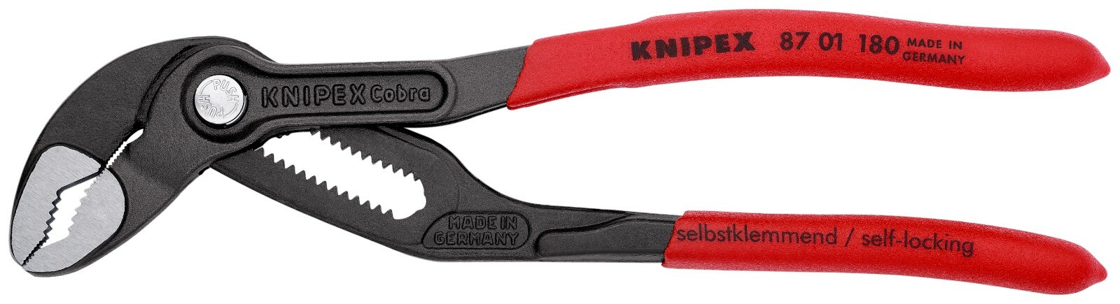 Knipex Cobra® High-Tech Water Pump Pliers 7 1/4" 87 01 180 gallery